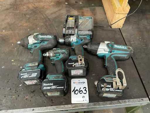 Bezprzewodowy śrubokręt Makita (4x)