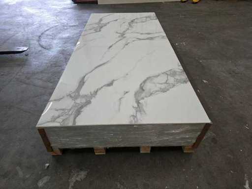 Panel z białego marmuru PVC (5x)