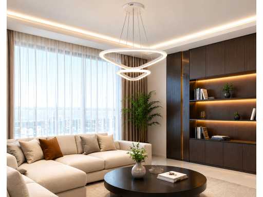LED Chandelier – 3 Colors – Dimmable – P7068/2S