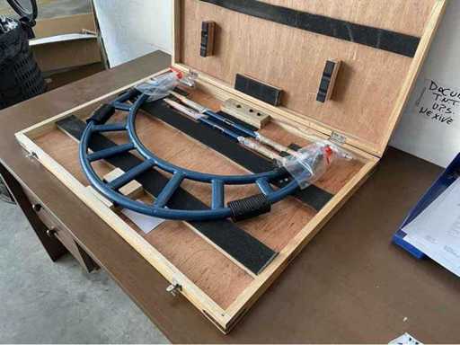 FREUTEK SDM0035 buitenmicrometers met verwisselbare aamvorms 500-600 x 0,01 mm