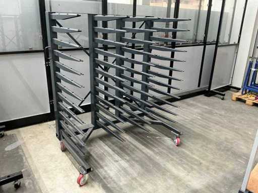 Romias Mobile Steel Cantilever Rack