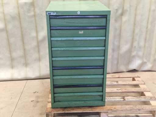 HUNI GÖDDE Gödde Schrank 9-Schubladen mit Inhalt 