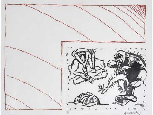 Pierre Alechinsky - Jours d'hiver en Toscane - ets