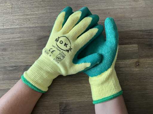 Mokx Latex dipped Werkhandschoen (120x)