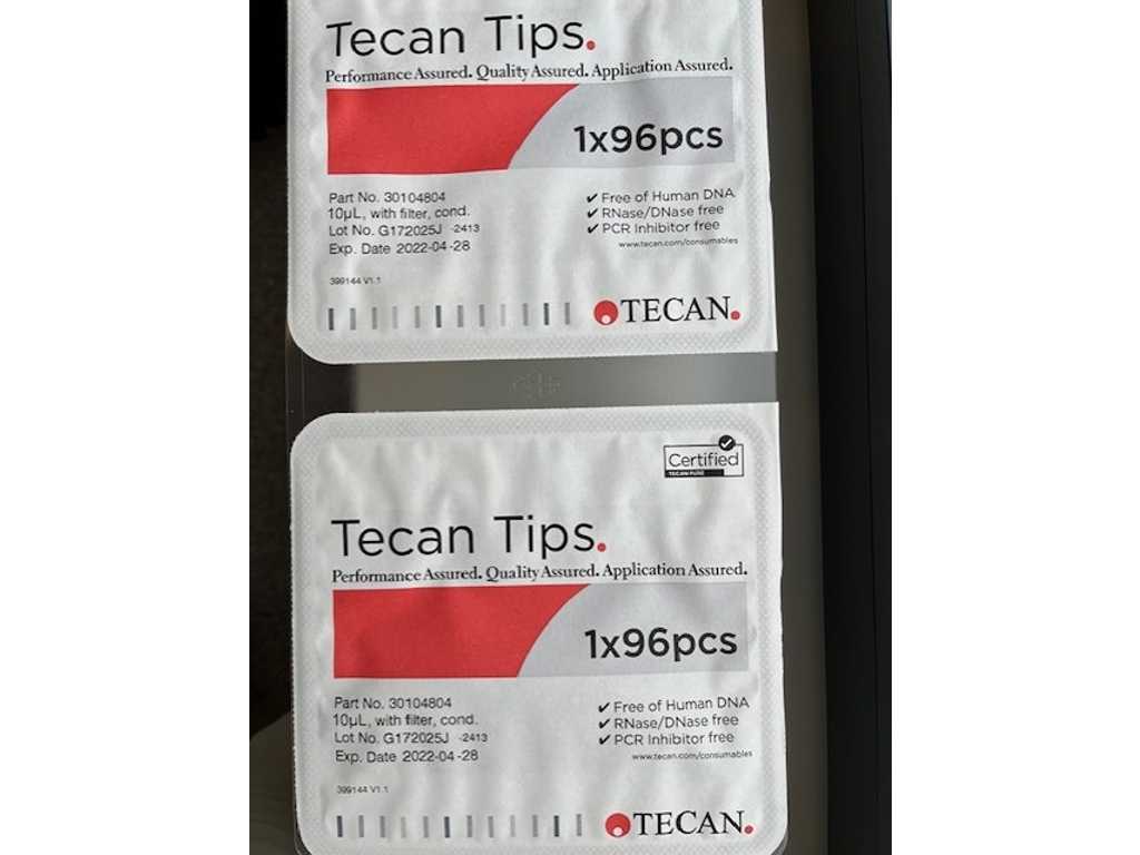 Tecan - Embouts conducteurs 10μl avec filtre - Consommable