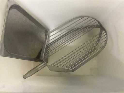 Stainless steel Mixer attachment in mobile PVC storage bin and various