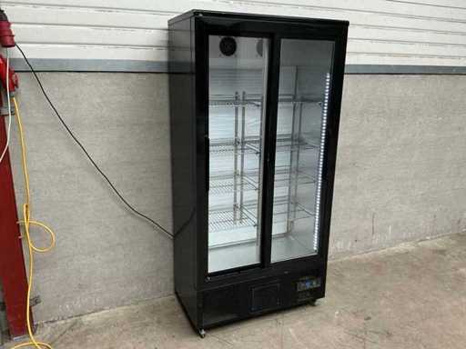 Dubbeldeur glasdeur koelkast