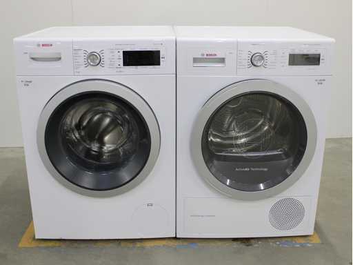 Seria Bosch|8 pralka i-Dos i Bosch HomeProfessional SelfCleaning Condenser Tumble Dryer