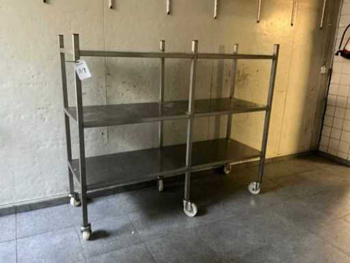 Carrello a scaffale in acciaio inossidabile