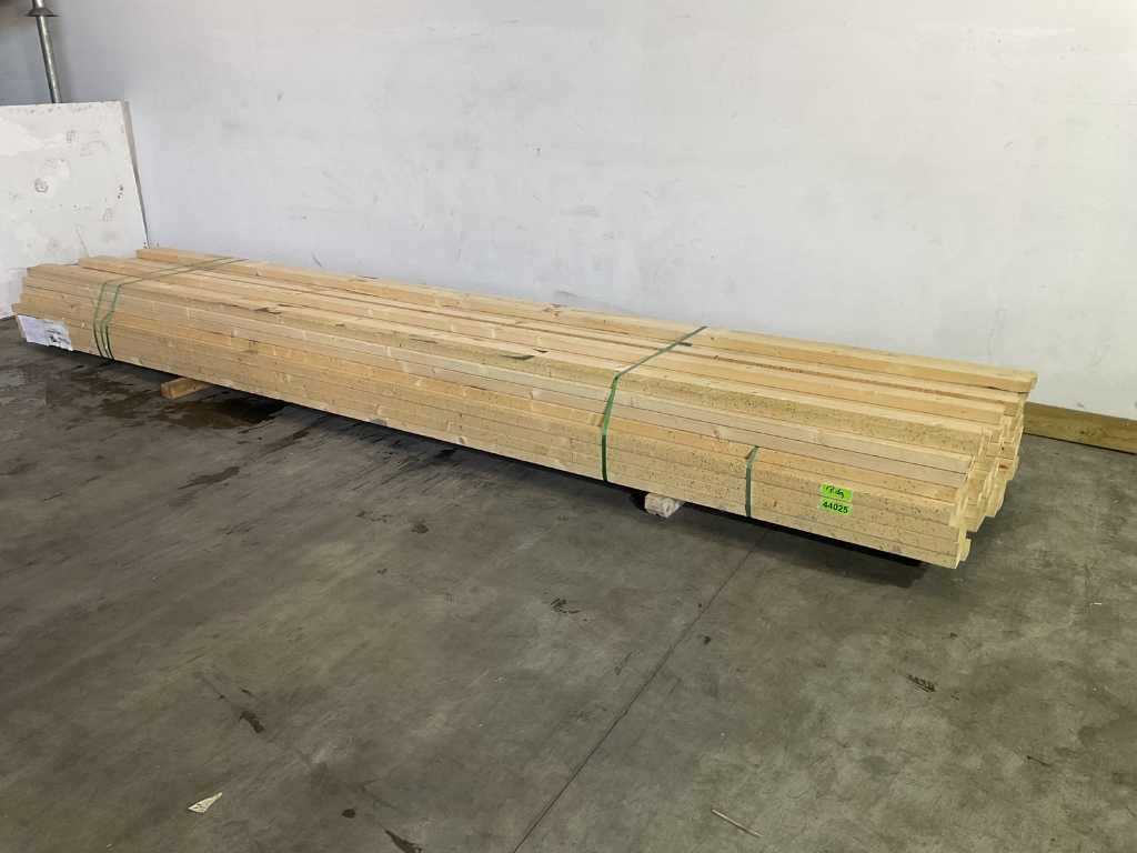 Spruce beam 480x7,5x5 cm (28x)
