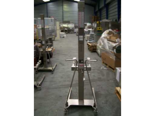 DIMITRO - 2009 - Elev 80 - Manuelle Hubsäule aus Edelstahl