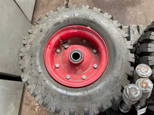 Deestone 18x7-8 Imdustrial Pneumatique avec jante (4x)