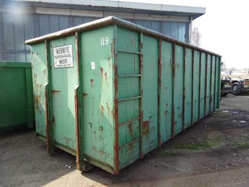 Kabel open afzetcontainer