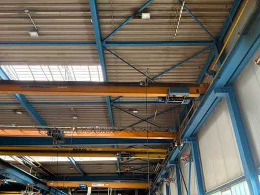 1992 DEMAG 3,.2 PIANCO A FUNE METALLICA EKDH 208 H16 Gru aerea