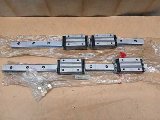 THK - Liniowy system prowadnicy - THK HSR35 zestaw liniowych szyn prowadzących (2x)
