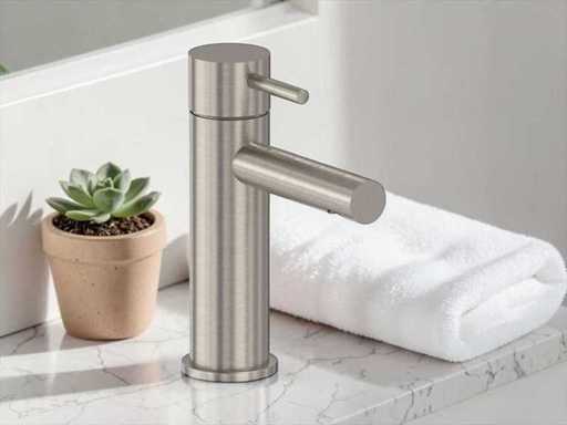 MAY Stilo Washbasin Faucet S brushed nickel