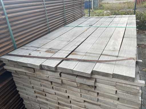 Gujana Ipé deski drobno przetarte 1850x105x27mm (171x)