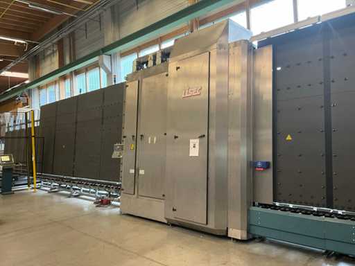 2010 Lisec VHW-27/6M Glaswasch Anlage mit Transportfelder