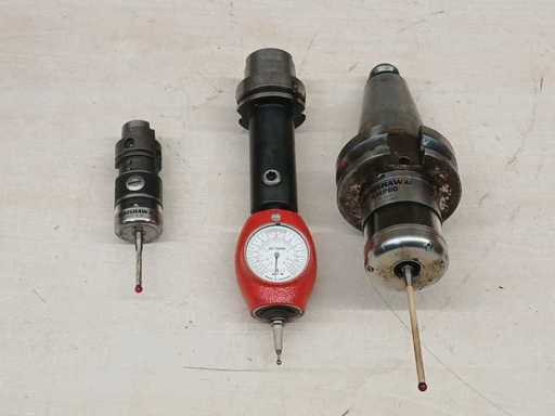 Renishaw - Sonda touch wireless (RMP40) Sonda touch wireless (RMP60) Assaggio meccanico 3D (tipo indicatore a quadrante) - Set sonda touch CNC con assaggio 3D meccanico (3x)
