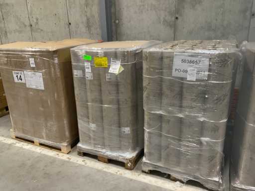 Lot de papier floral en rouleau