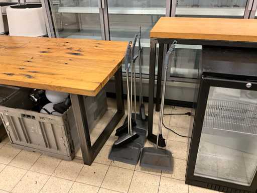 Pelle à poussière et brosse avec poignée allongée (4x)