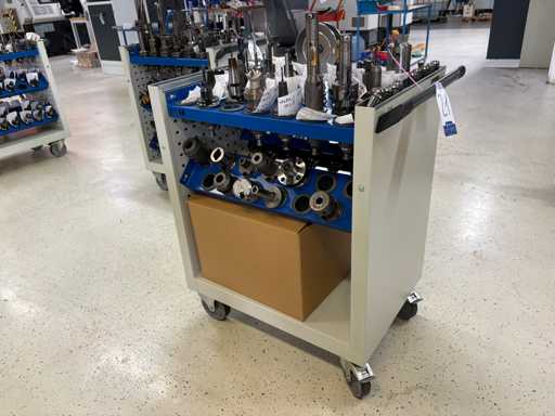 GARANT Post SK 40 Tool Holders incl. Tool Carrier Trolley
