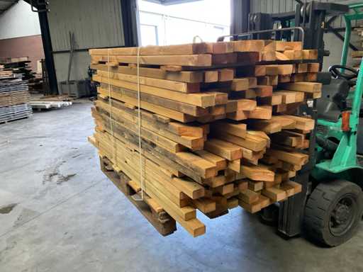 Partie Kiefernbalken 80–180x6,5x4,5 cm