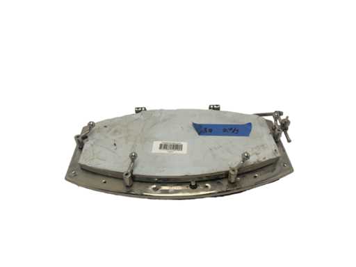 Tempesta Stainless Steel Elliptical Opening Portole 20.32 x 45.72 cm