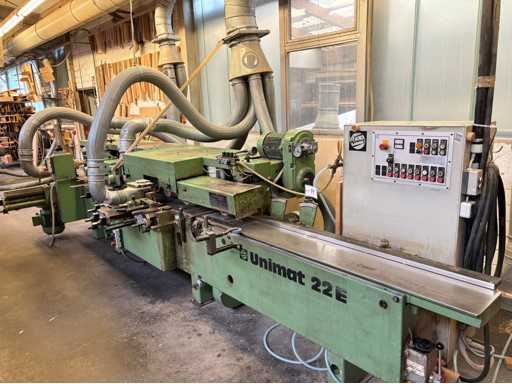 Cepilladora automática UNIMAT 22 E de WEINIG con 8 ejes