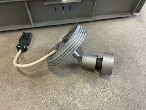 Punto comune a due rotaie LED con base di montaggio (24x)