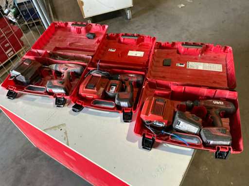 Hilti Cordless drill (3x)