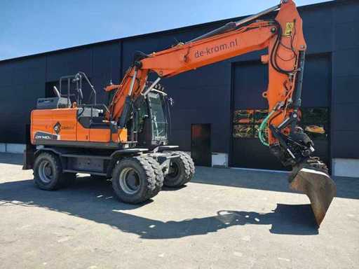 Doosan - 2017 - DX140W-5 - Banden graafmachine