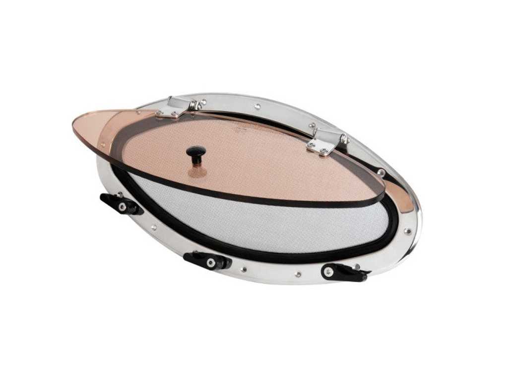 Hublot ovale bikini SCM en acier inoxydable 450 x 190 mm
