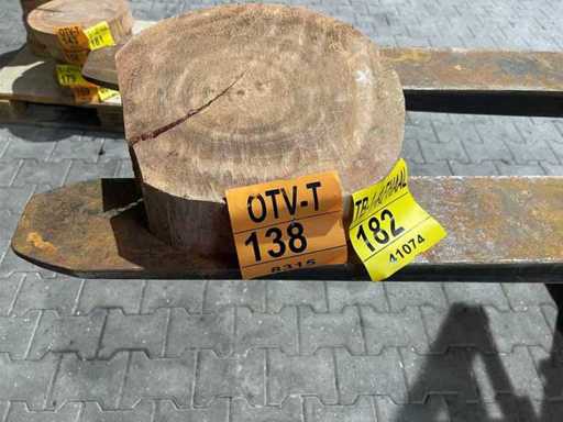 Tarcza z palisandru, grubość 70 mm, Ø 350 mm