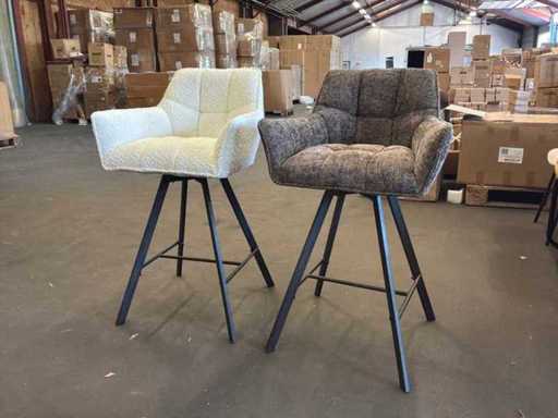 Neeko Swivel Bar Stool (2x)