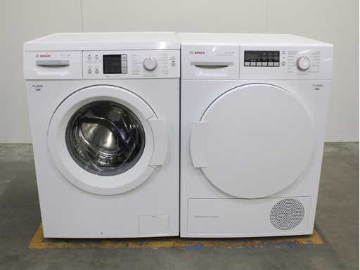 Bosch Series|6 VarioPerfect EcoSilence Drive Waschmaschine & Bosch Series|4 SelfCleaning Kondenstrockner