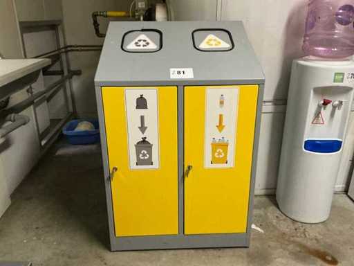 Double Metal Sorting Bin
