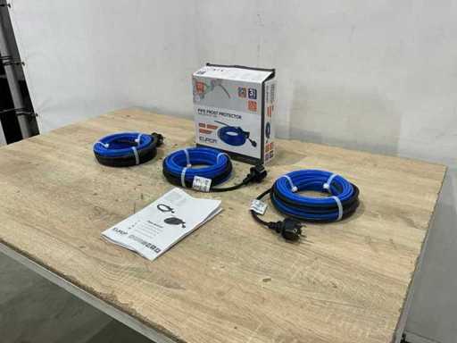 Eurom - Cordoncina resistente al gelo per tubi dell'acqua (3x)