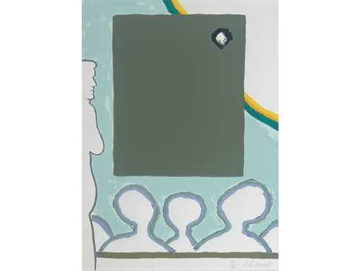 Roger Raveel - voici - sérigraphie couleur