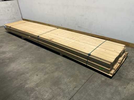 Fichtenfalzteil 480x14,5x1,8 cm (102x)
