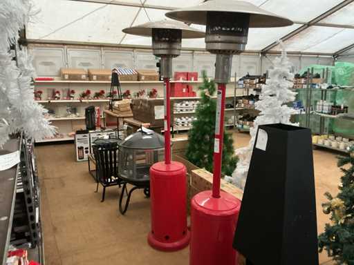 Gas-Terrassenheizung.