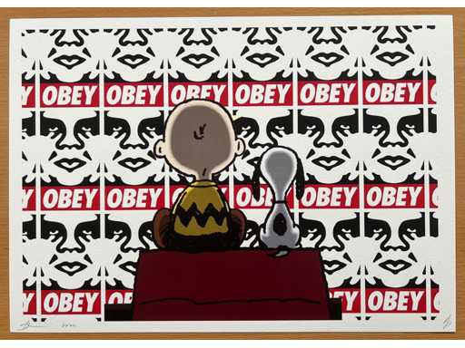 DEATH NYC : Obey Snoopy & Charlie
