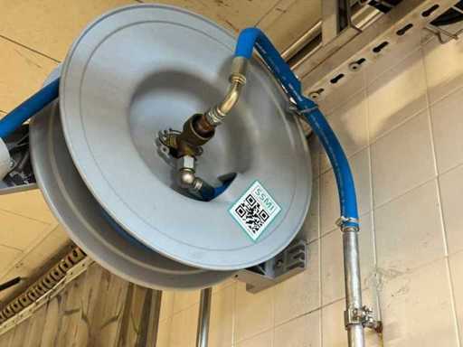 Nederman – Schlauchspule 884 – Schwerlastige, federeinziehbare industrielle Schlauchspule