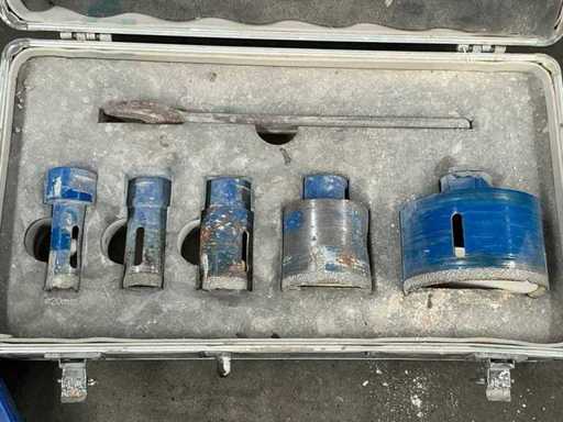Various diamond/bell drills (10x)