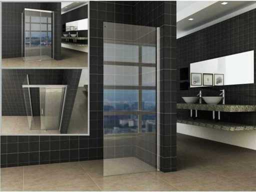 Verre easyclean de 8mm à paroi latérale