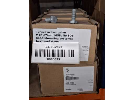 M10x25mm MS8 - Corpuri de iluminat MS8 PV (sistem de împământare), sistem de montare