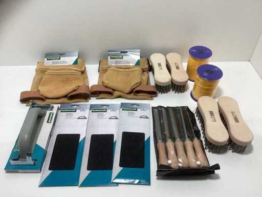 Various construction supplies
