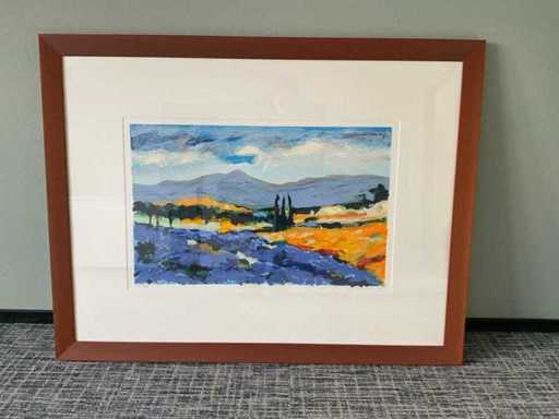 Lavande te tournedos von Willem Brauckmann Wanddekoration