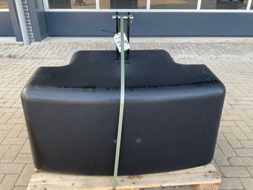 Front weight, "1050kg"