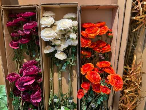 Silka Lot de fleurs artificielles